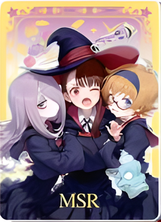 NS-02-M13-6 Atsugo Kagari & Lotte Yansson & Sucy Manbavaran | Little Witch Academia